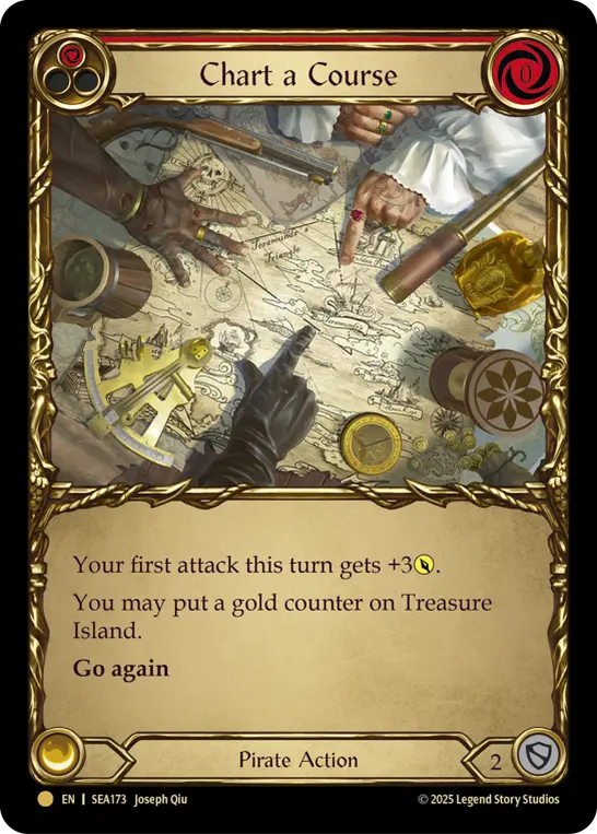Card: Chart a Course (red)