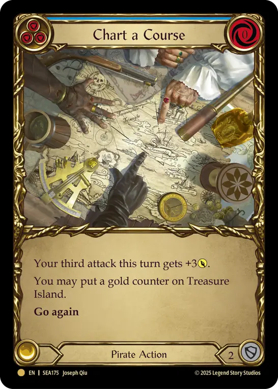 Card: Chart a Course (blu)