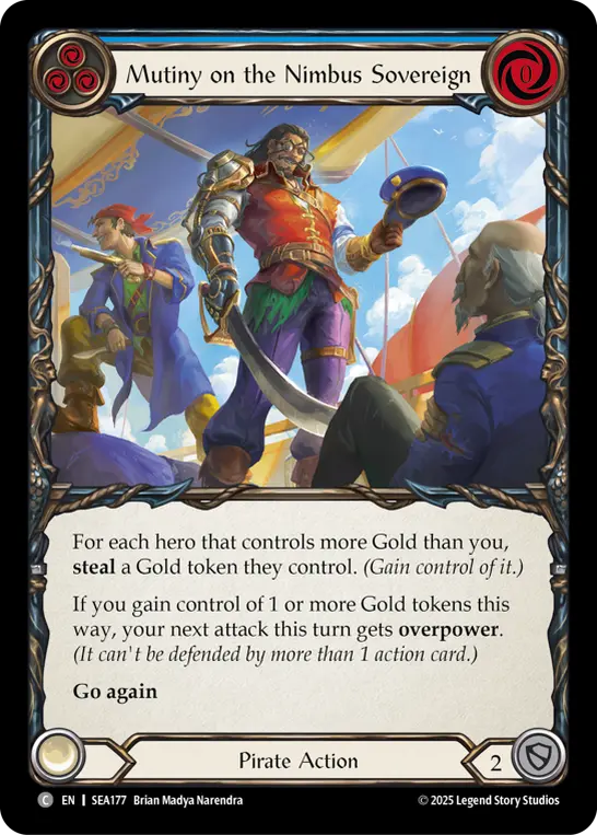 Card: Mutiny on the Nimbus Sovereign (blu)