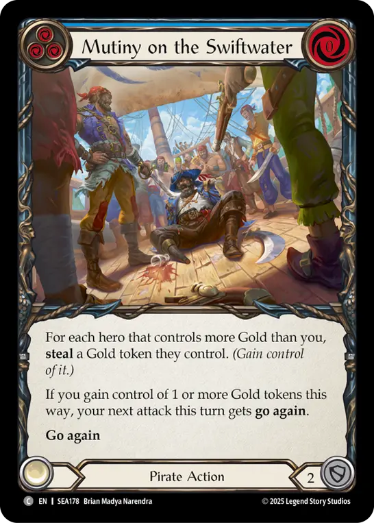 Card: Mutiny on the Swiftwater (blu)