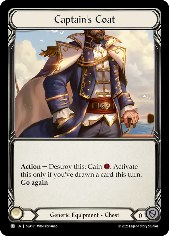 Card: Captain's Coat