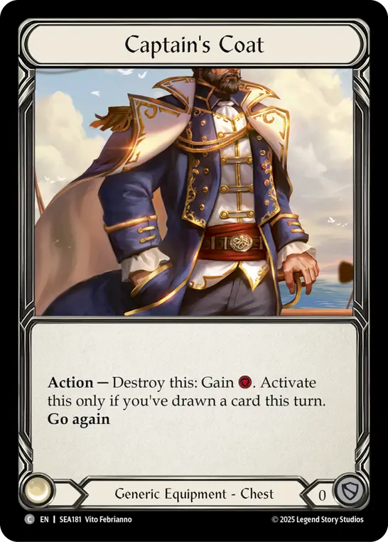 Card: Captain's Coat