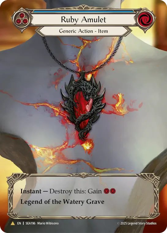 Card: Ruby Amulet (blu)