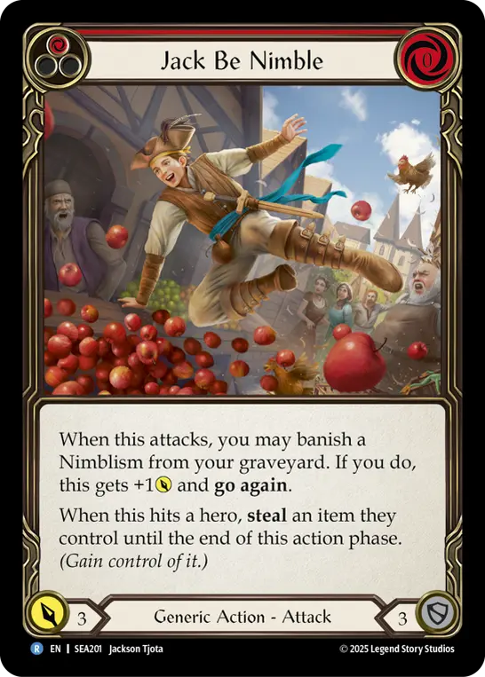 Card: Jack Be Nimble (red)