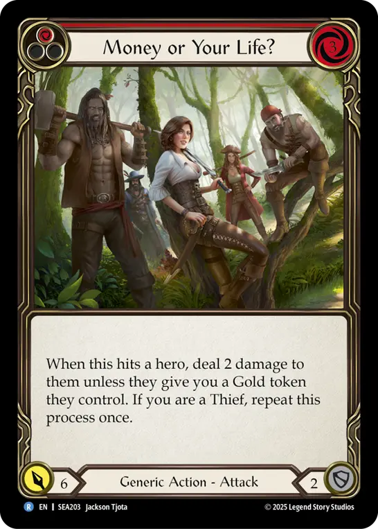 Card: Money or Your Life? (red)
