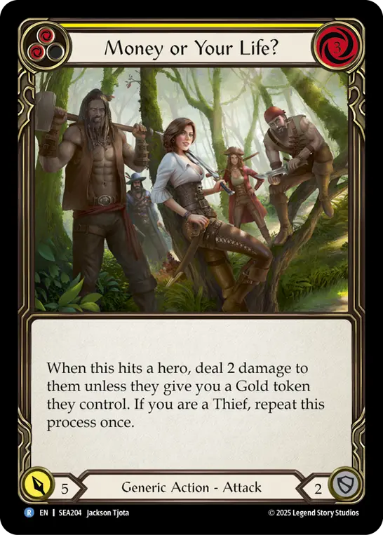 Card: Money or Your Life? (yel)