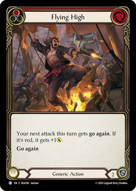 Card: Flying High (red)