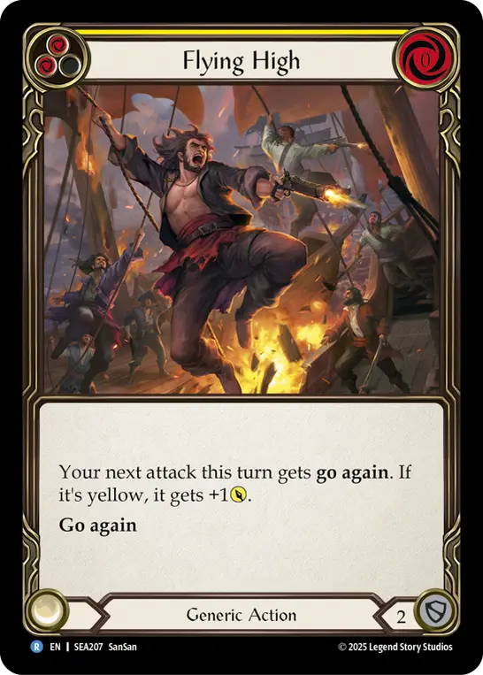 Card: Flying High (yel)