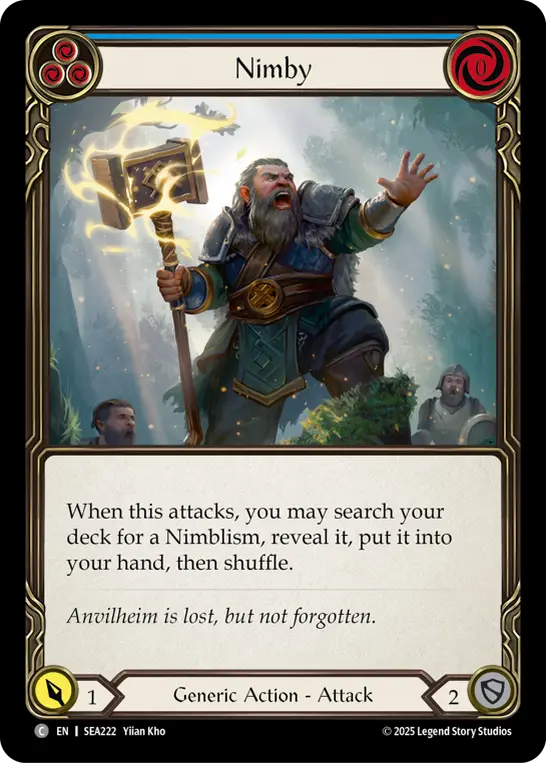 Card: Nimby (blu)
