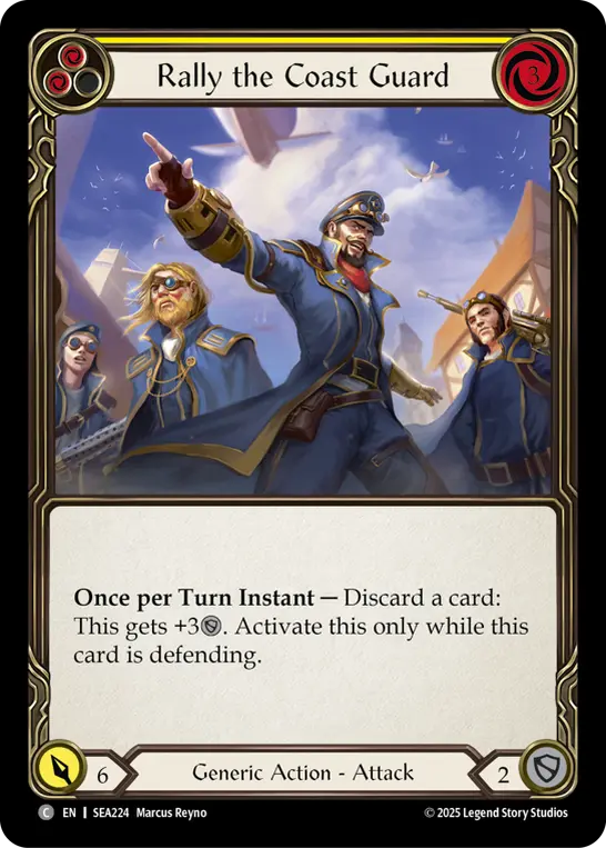 Card: Rally the Coast Guard (yel)