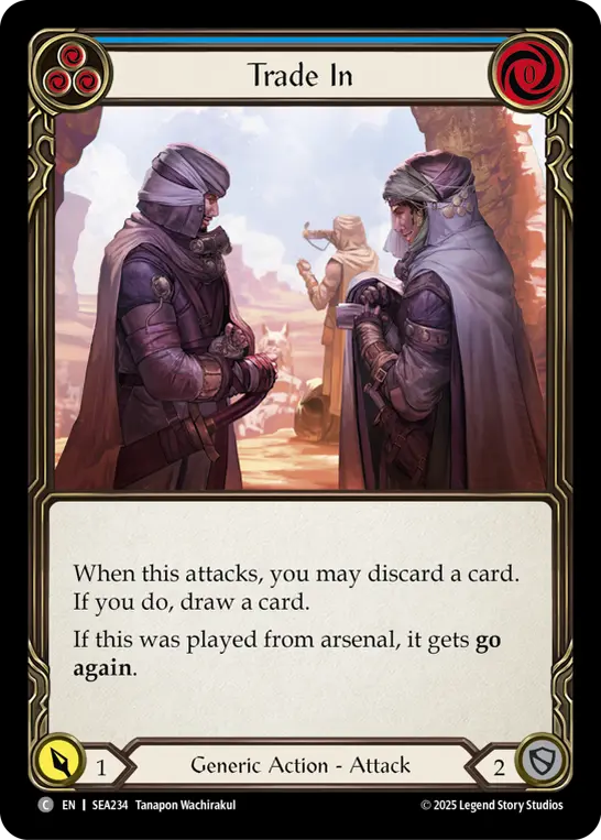 Card: Trade In (blu)