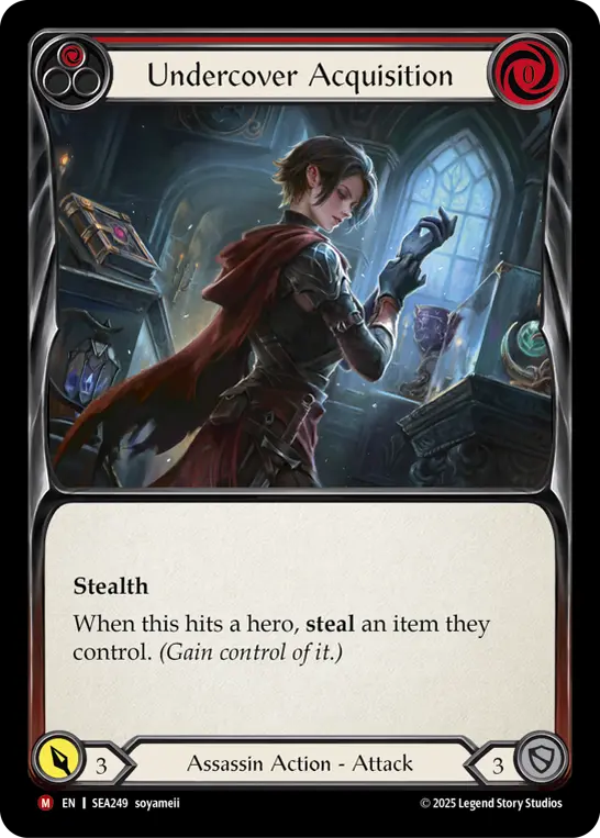 Card: Undercover Acquisition (red)