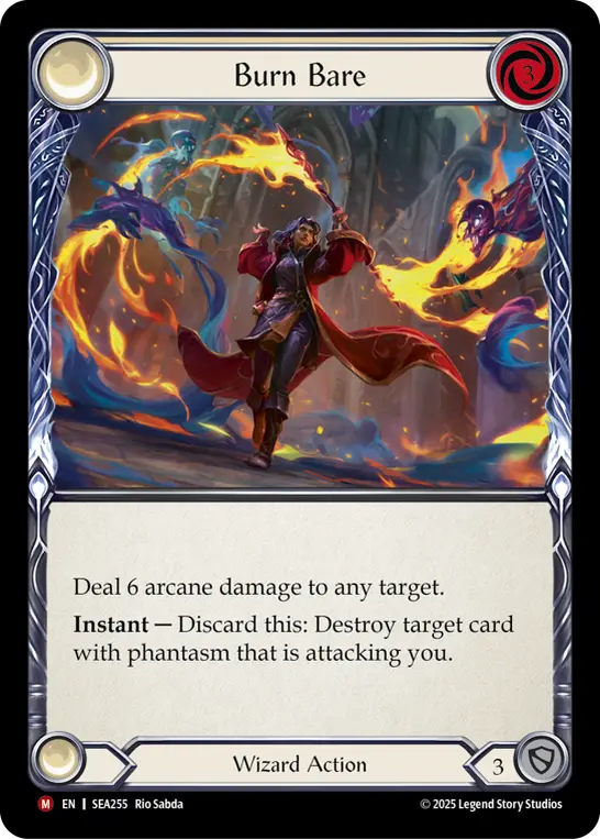 Card: Burn Bare