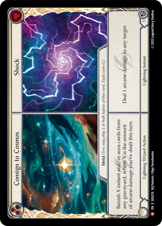 Card: Consign to Cosmos||Shock (yel)