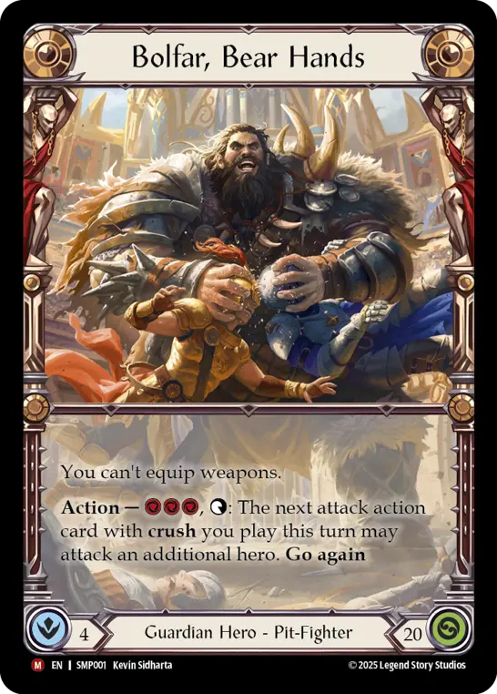 Card image of Bolfar, Bear Hands