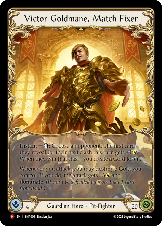 Card: Victor Goldmane, Match Fixer