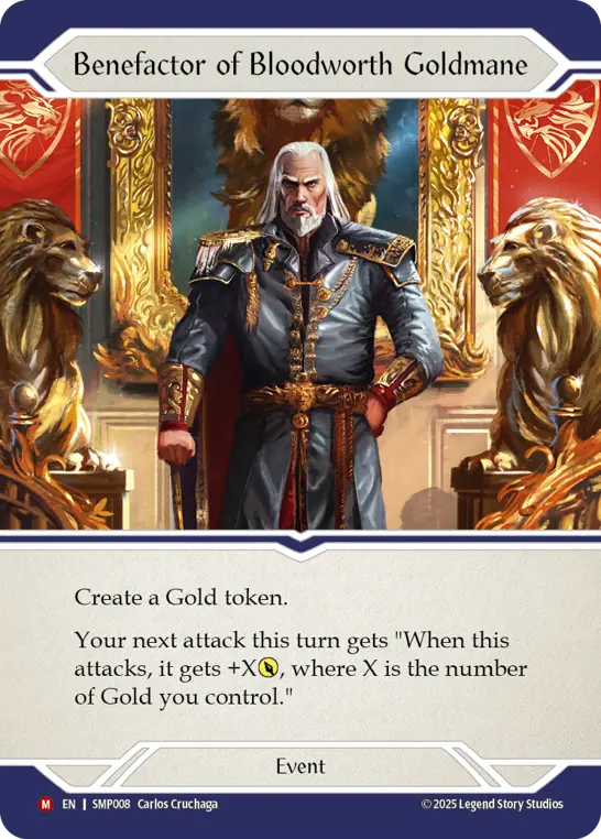 Card: Benefactor of Bloodworth Goldmane