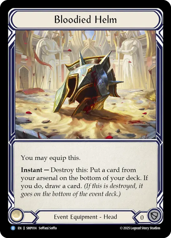 Card: Bloodied Helm