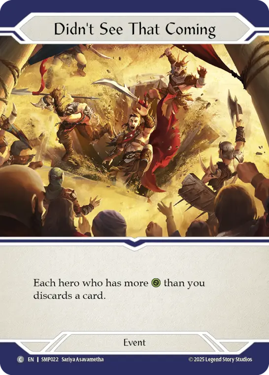Card: Didn't See That Coming
