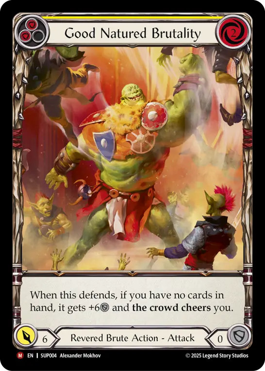 Card: Good Natured Brutality (yel)