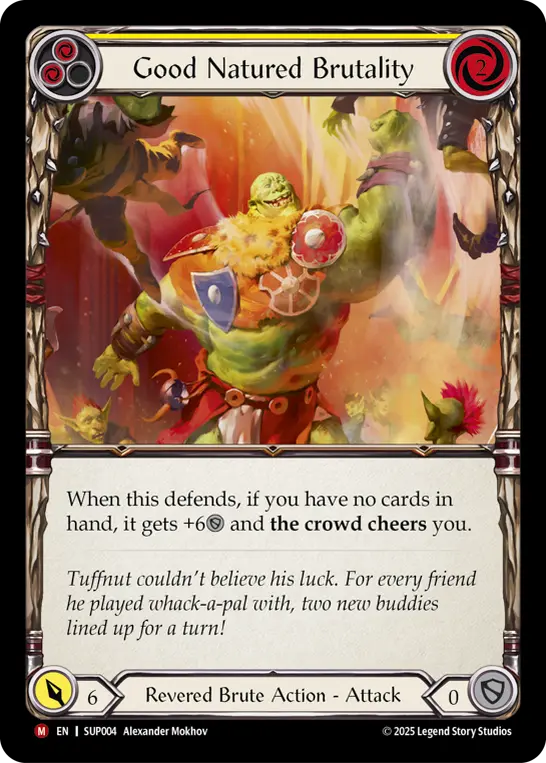 Card: Good Natured Brutality (yel)