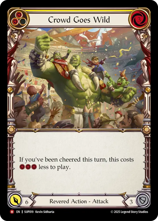 Card: Crowd Goes Wild (yel)