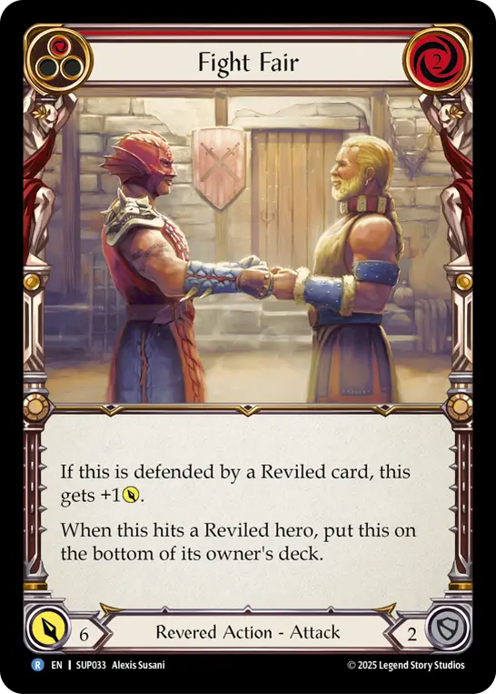 Card: Fight Fair (red)