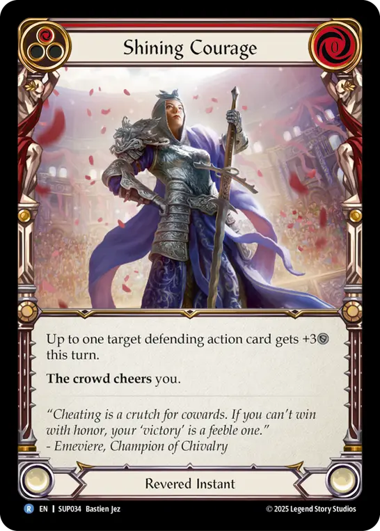 Card: Shining Courage (red)
