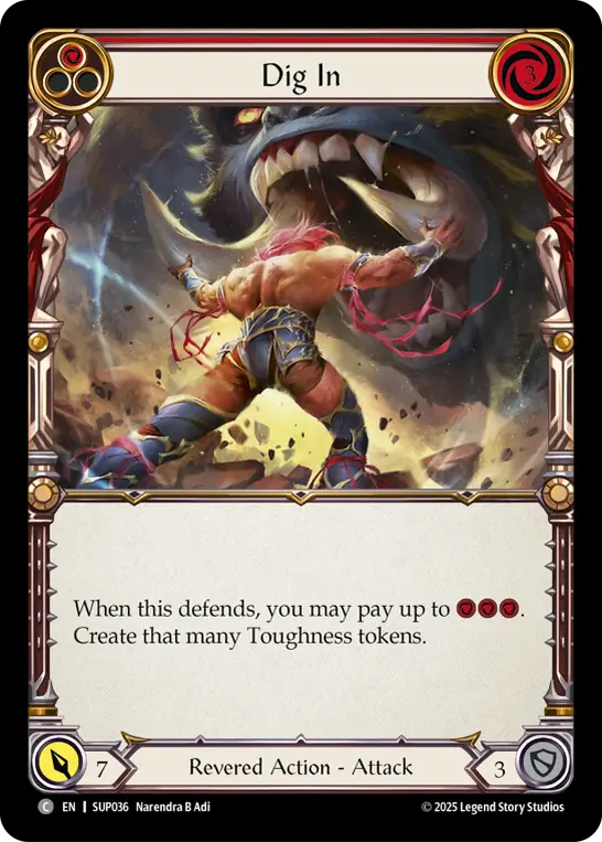 Card: Dig In (red)