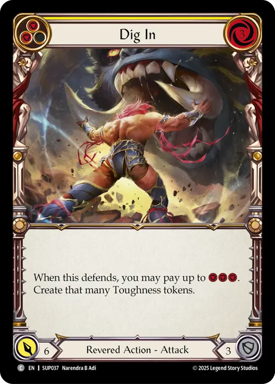 Card: Dig In (yel)