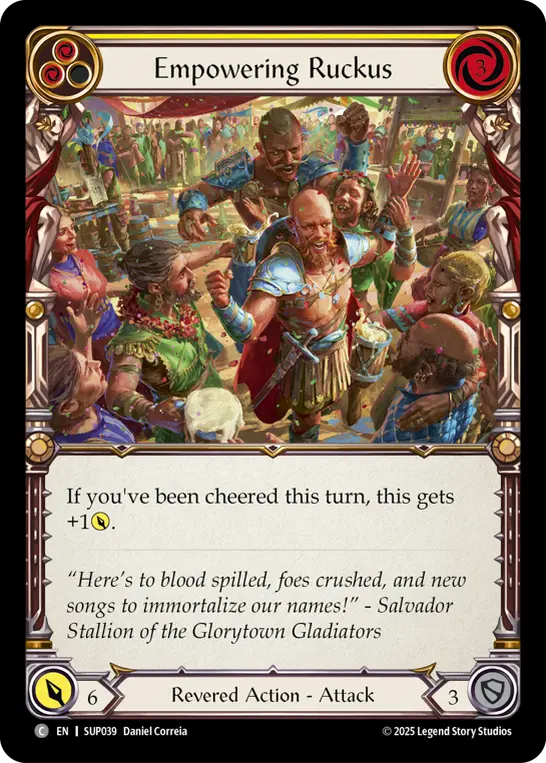 Card: Empowering Ruckus (yel)