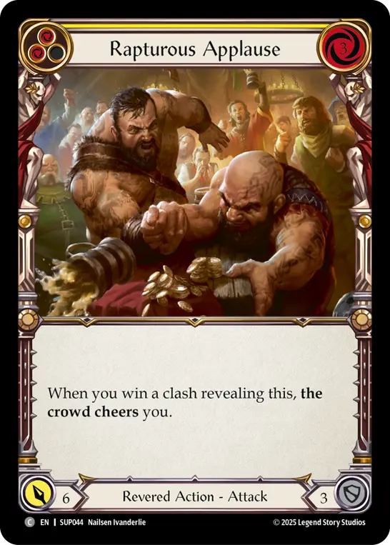 Card: Rapturous Applause (yel)