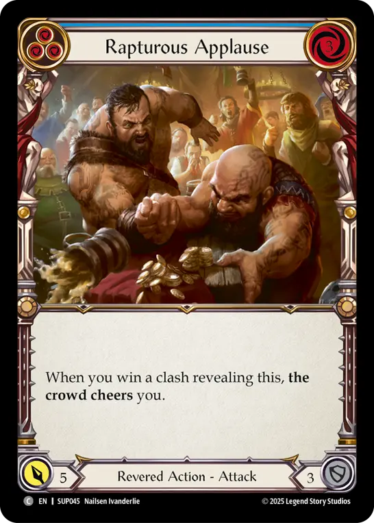 Card: Rapturous Applause (blu)