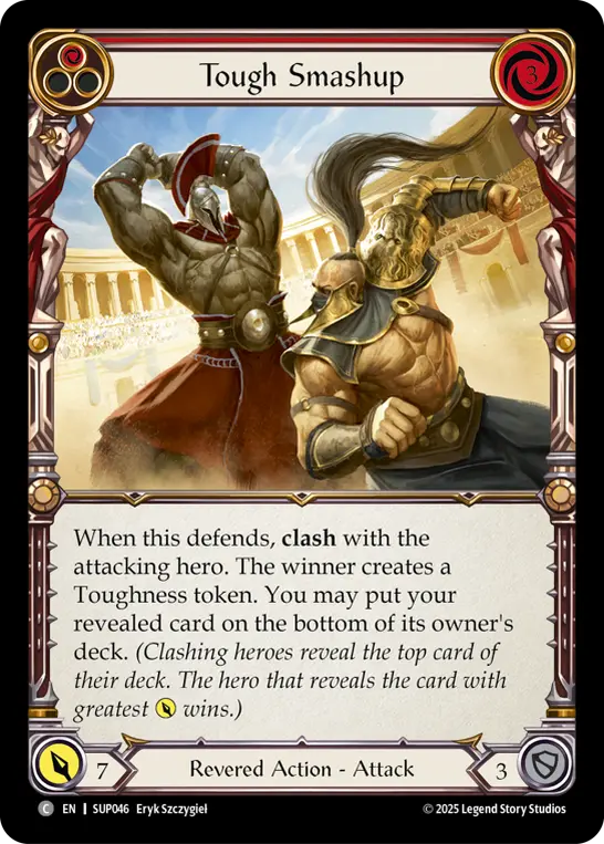 Card: Tough Smashup (red)