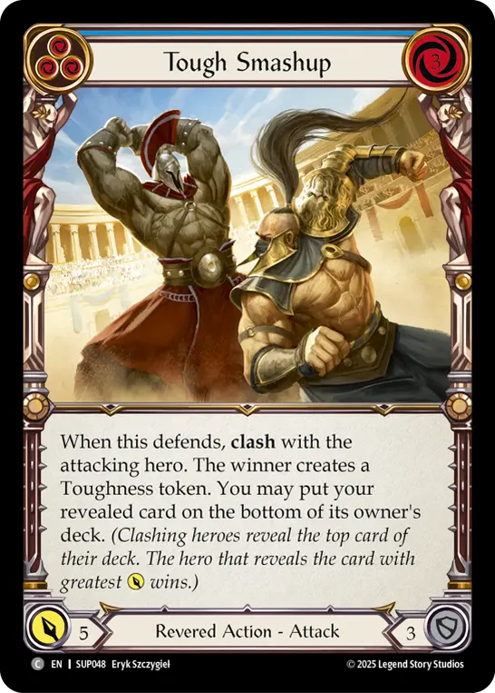 Card: Tough Smashup (blu)