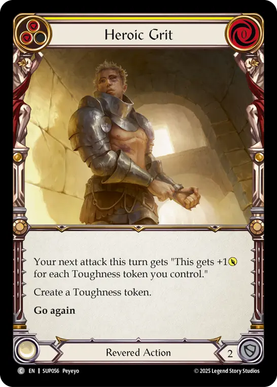 Card: Heroic Grit (yel)