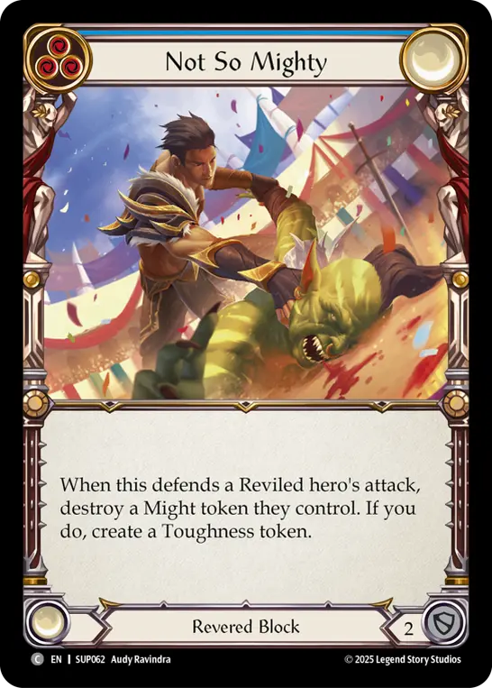 Card: Not So Mighty (blu)