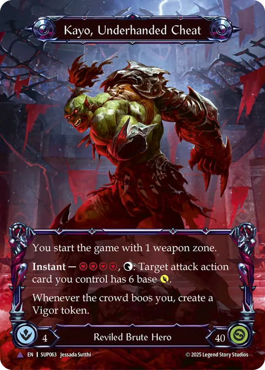 Card: Kayo, Underhanded Cheat
