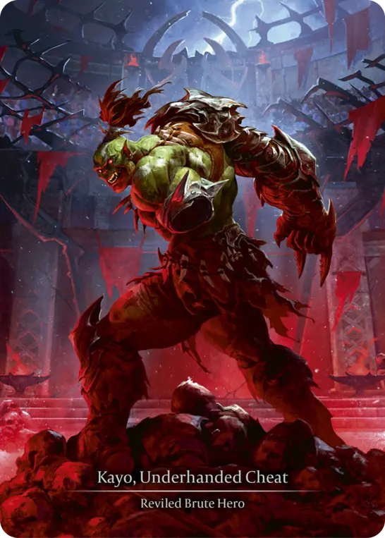 Card: Kayo, Underhanded Cheat