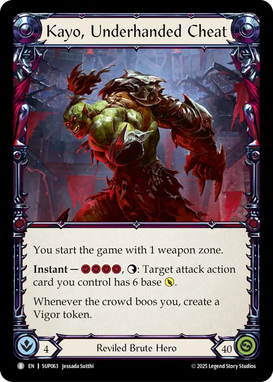 Card: Kayo, Underhanded Cheat