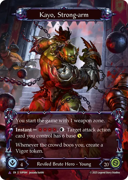 Card: Kayo, Strong-arm