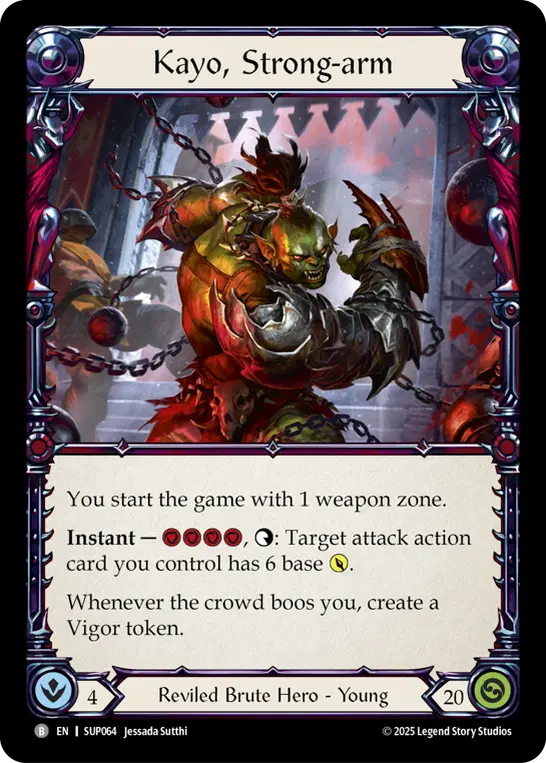 Card: Kayo, Strong-arm