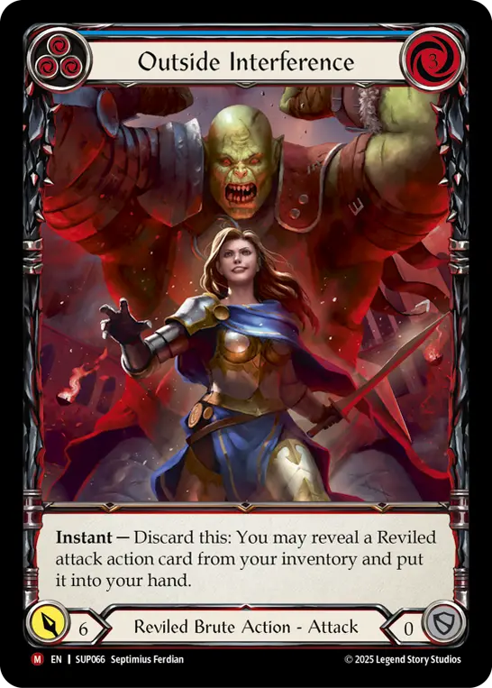 Card: Outside Interference (blu)