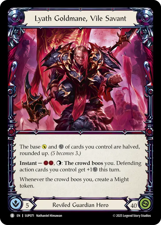 Card: Lyath Goldmane, Vile Savant