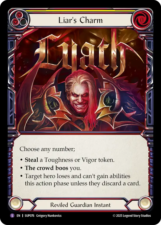 Card: Liar's Charm (yel)