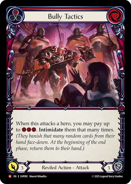 Card: Bully Tactics (red)