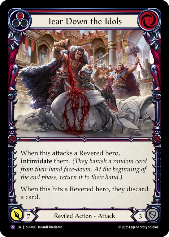 Card: Tear Down the Idols (red)