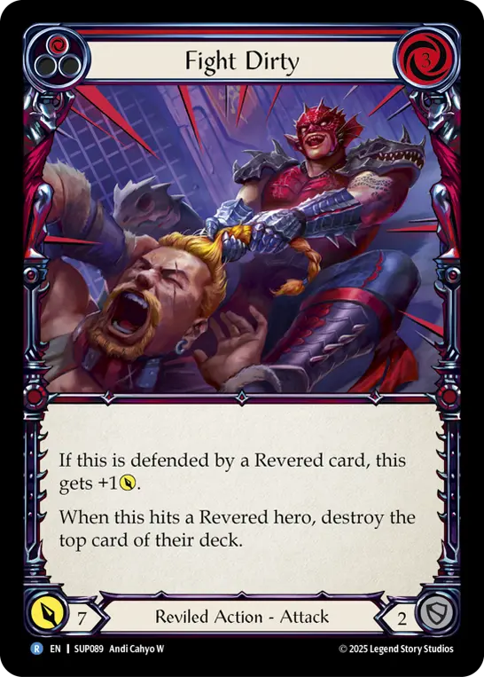 Card: Fight Dirty (red)