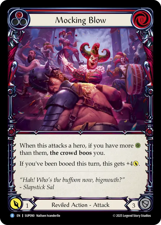 Card: Mocking Blow (red)