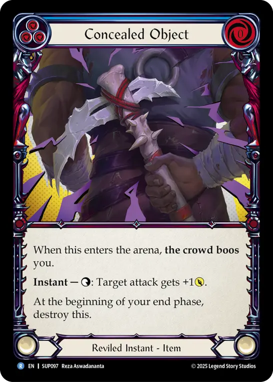 Card: Concealed Object (blu)